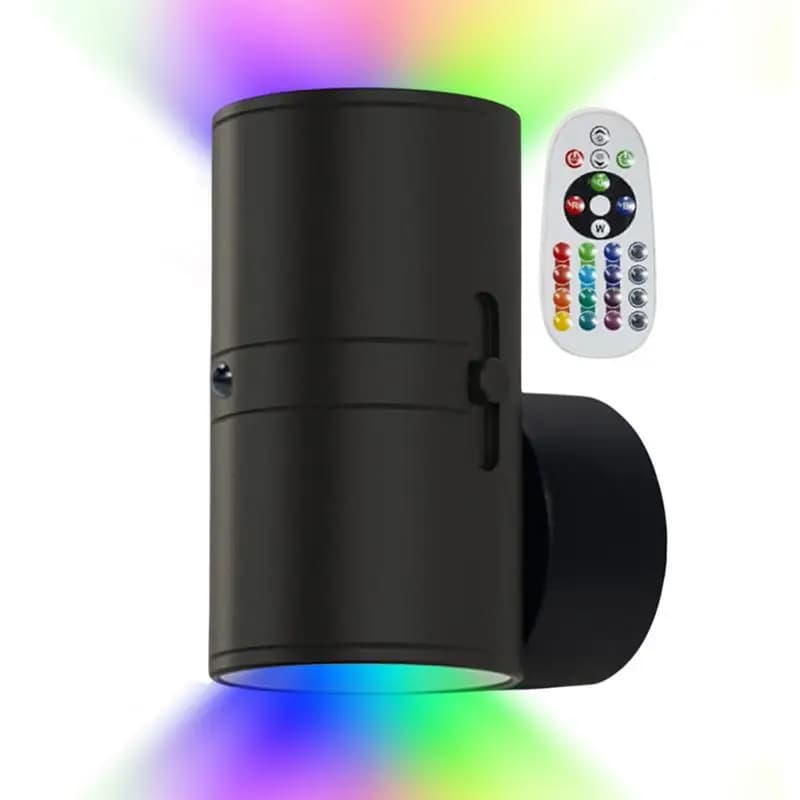 Luce notturna a LED Sensore dal tramonto all'alba Lampada da notte RGB dimmerabile Telecomando intelligente Luce ambientale da parete plug-in Decorazione della casa