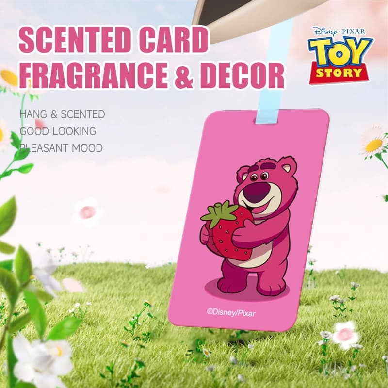 Disney Car Scenter Lotso No Perfume, Fragrance Diffuser Card Pendant, Interior Decorations and Accessories