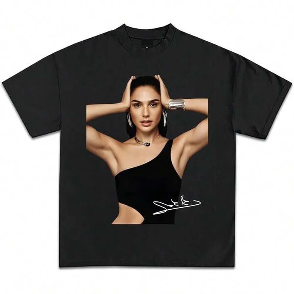 Gal Gadot T-Shirt, Vintage Celebrity Graphic Tee, Retro Fan Unisex Top