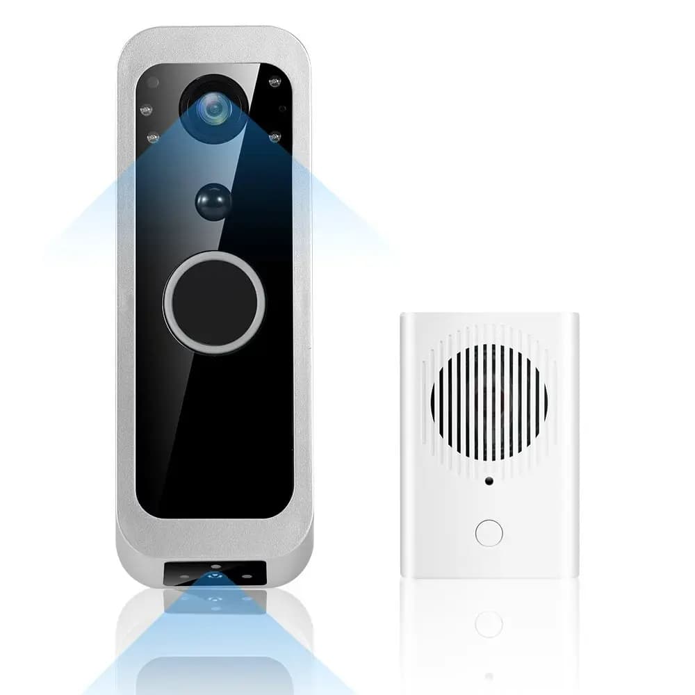 iCam365 APP 4MP Dual Lens WIFI Doorbell Video Door Phone Intercom Visual Doorviewer Camera With Indoor Chime