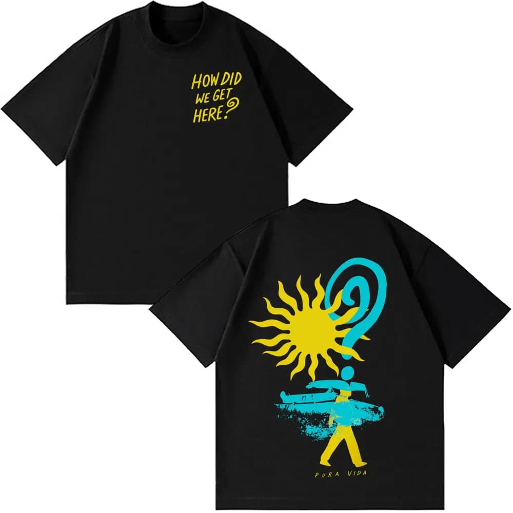 T-shirt stampata 2026 Summer Singer Louis Tomlinson How Did I Get Here Tour 2026 Uomo Donna Hip-hop Cotone Casual Tendenza Estetica