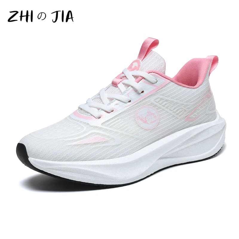 New Couple Summer Mesh Sneakers traspiranti Scarpe da corsa leggere da esterno da uomo Scarpe da ginnastica casual con fondo spesso alla moda da donna