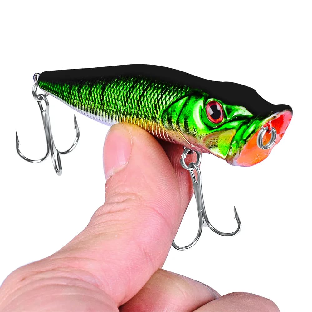 Vendita calda Popper Lure Topwater Esca Esca da pesca Esca dura 93mm/12.5g Wobblers artificiali Attrezzatura da pesca in plastica Strumenti FLYSAND