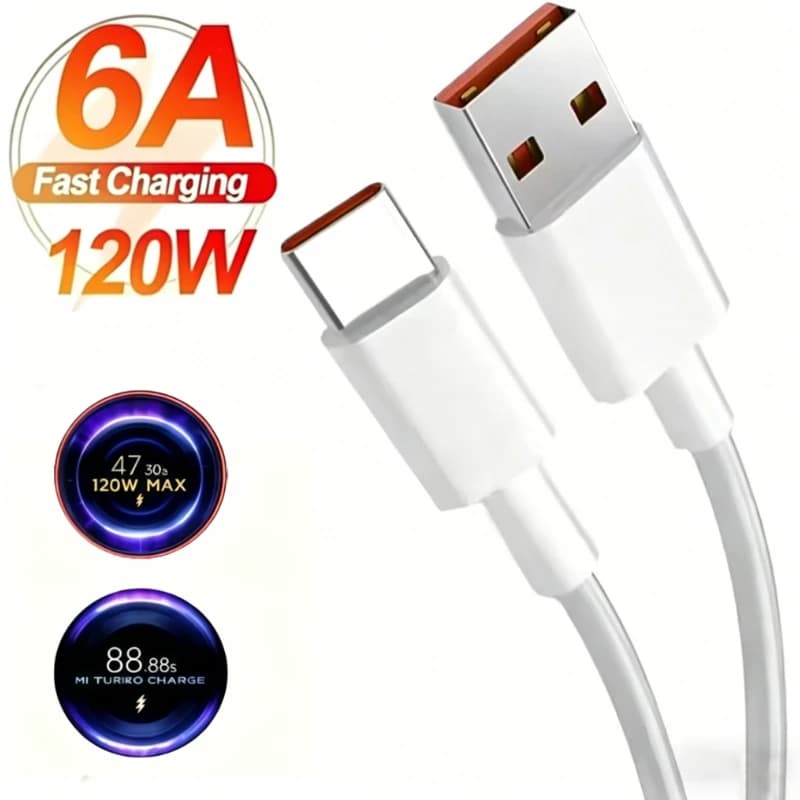 Cavo di ricarica rapida USB C da 3 pezzi da 100 W, supporta la ricarica rapida di tipo C per Samsung Xiaomi Huawei ecc.