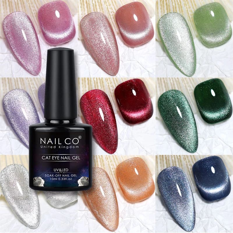 NAILCO Crystal Cat Eye Gel Smalto per unghie 10ml UV Nail Art Lakiery Hybrydowe SPAR Magnete Gel per unghie Lacca Colori Gellak Vernis Soak