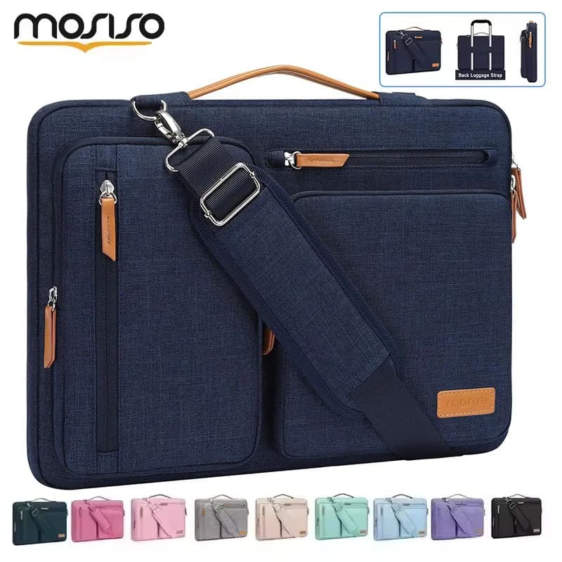 Borsa a tracolla per laptop per MacBook Air Pro M4 M3 M2 M1 13 14 15 15.6 16 17.3 pollici HP Dell Lenovo Asus Custodia per computer portatile