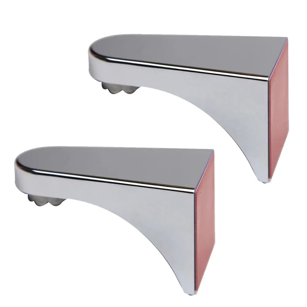 Portasapone magnetico da parete per bagno, 2 pezzi, contenitore per sapone in acciaio inossidabile, supporto per specchio, piastrelle, superfici in vetro