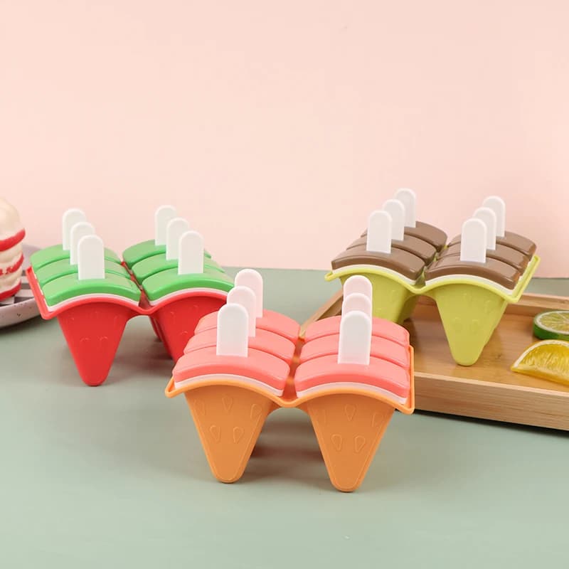 Stampo per gelato con coperchio stampo a forma di anguria stampo per ghiaccioli fai da te fatto in casa succo congelato latte cucina gelato fare strumenti