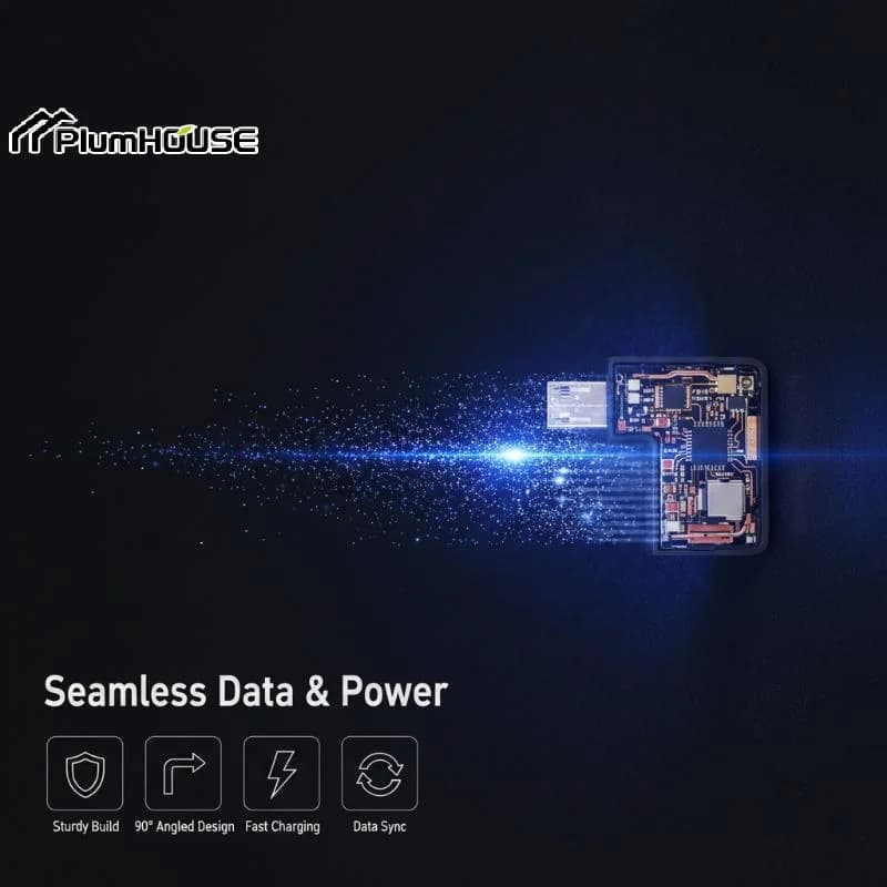 1Pcs Left Right 90 Angle Type C Female To Micro USB Male Charger Data OTG Cable Adapter DIY Accessories