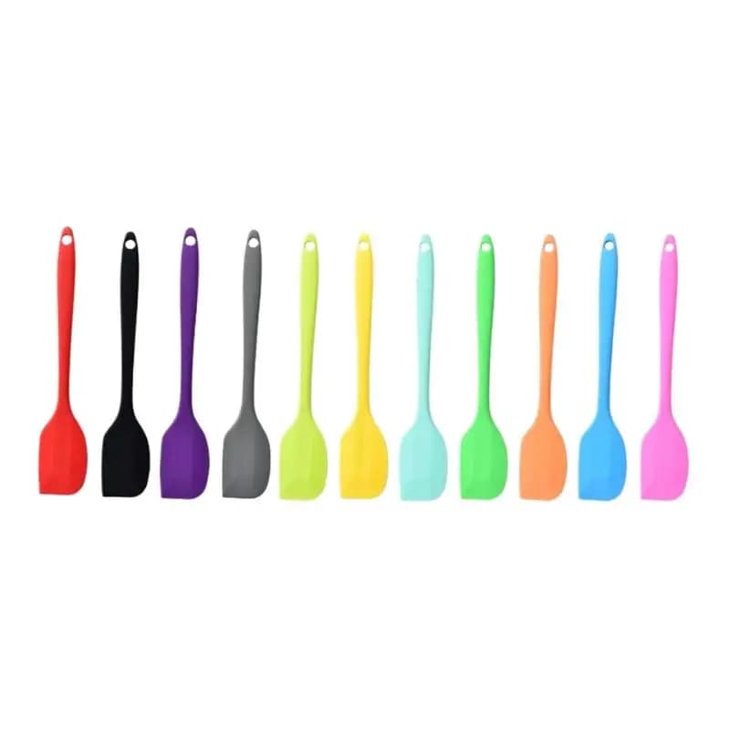Silicone Cucchiaio Heat Resistant Kitchen Spatula Pala Sateen Mixing Tool Manico Raschietto Pot Tool