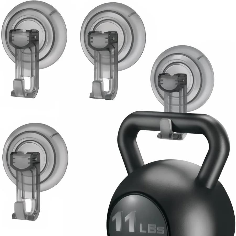 Ganci di aspirazione resistenti per bagno Sr Potente gancio a ventosa sottovuoto per asciugamani Accappatoio Ganci impermeabili senza foro per bagno