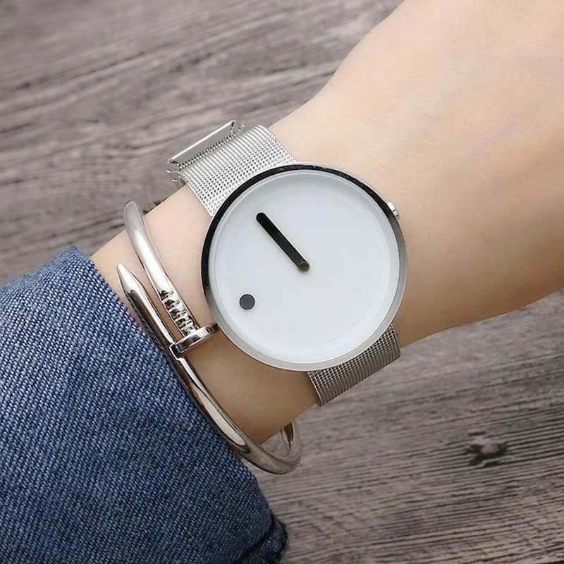 Men's Watch Korean Edition, Simple Student Watch, New Fashion Concept, Trendy Men's and Women's Watch with Versatile Strap, Fashion Quartz Watch