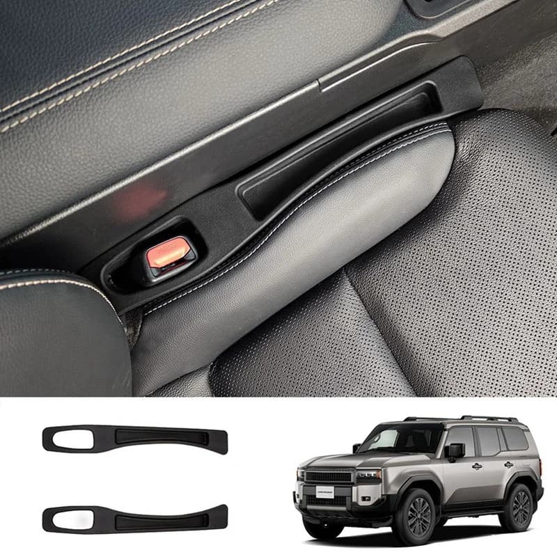 Auto Seat Front Gap Storage Box Filling Strips for Toyota Prado LC250 2023 Accessories Interior Cars