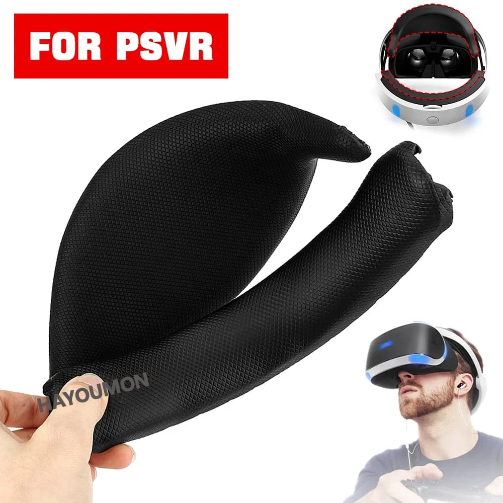 Nuovo Cuscinetto per la Testa, Accessori per Casco VR per PSVR 1.0, Cuscinetto Facciale Allargato, Copertura per il Viso, Supporto per la Testa Traspirante