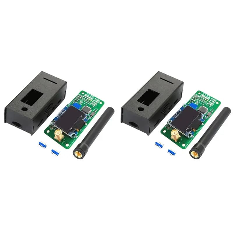 【PUBLICITY】2X Versione 1.7 MMDVM Simplex Hotspot Antenna UHF VHF +OLED+Case Supporta P25 DMR YSF Per Hotspot Raspberry Pi