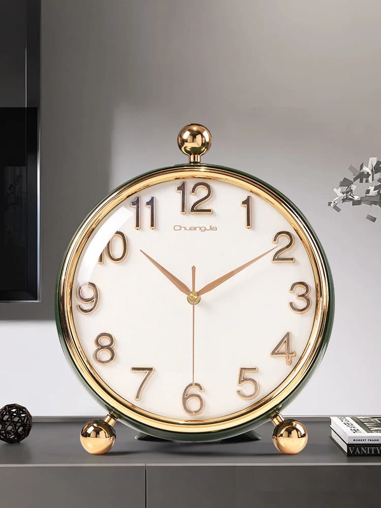 Orologio atmosfera soggiorno orologio da tavolo a pendolo di posizionamento dell'orologio di fascia alta di alto valore