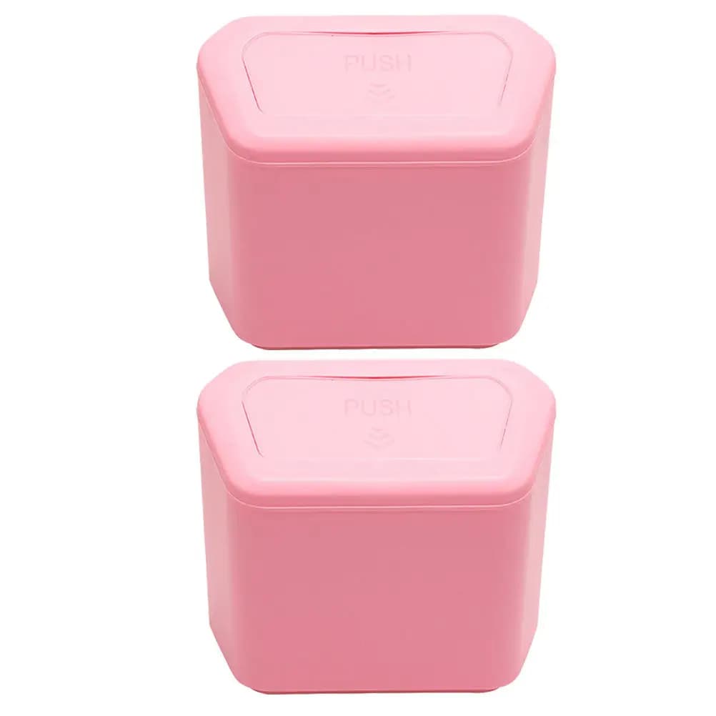 2 Pieces Recycle Bin for Auto in PP, from Hanging to the Door, for Front Seat and Rear, Anti Scent, with Safe Cover, Car Accessories