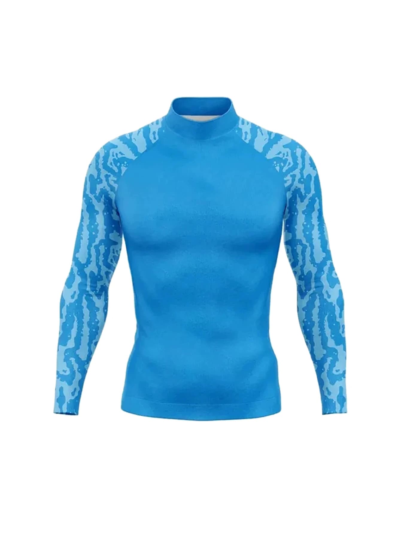 Maglia Rash Guard da Surf a Maniche Lunghe con Protezione UV, Abbigliamento da Immersione, T-shirt Estiva da Surf, Rashguard da Uomo per Sport Acquatici e Nuoto