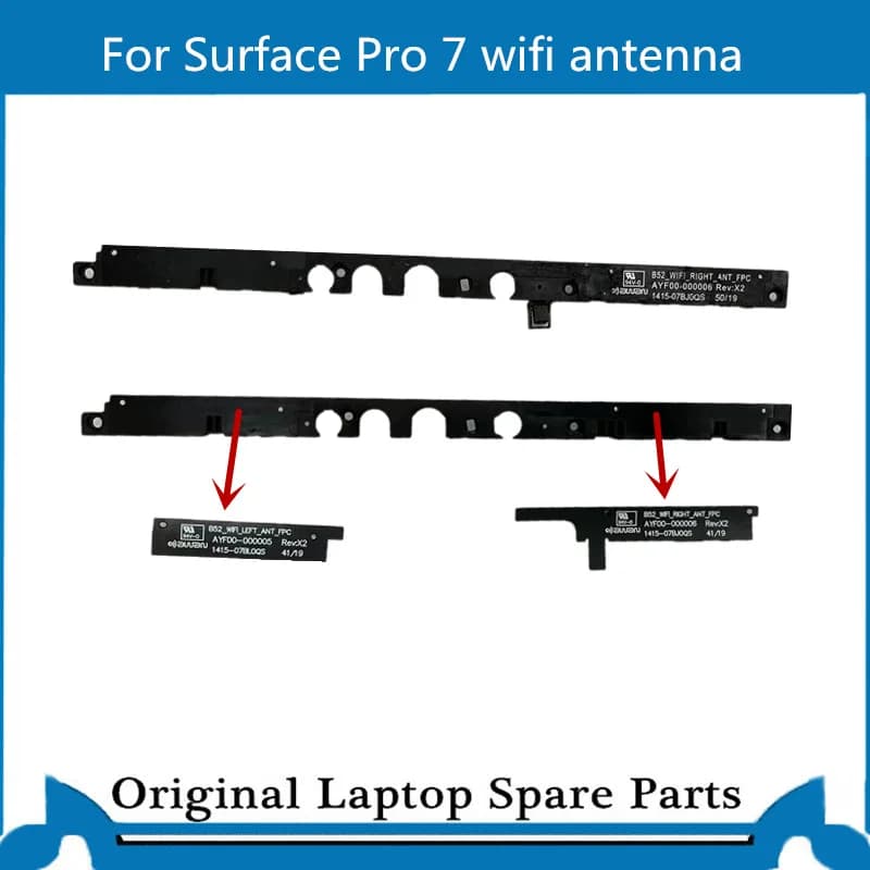 Antenna WiFi 1866 originale per Surface Pro 7 Antenna WiFi cavo Bluetooth ANTF201- CMB21-EF Black colore nero
