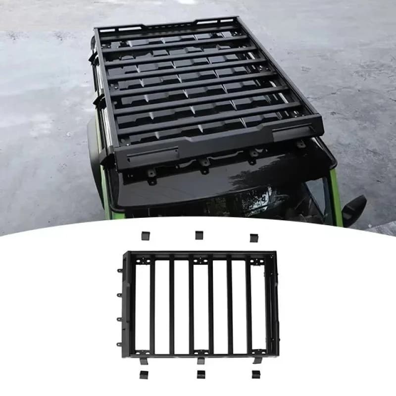 Parti esterne per auto Organizzatore per auto Portapacchi per carico Lage Cer per Suzuki Jimny 2019+