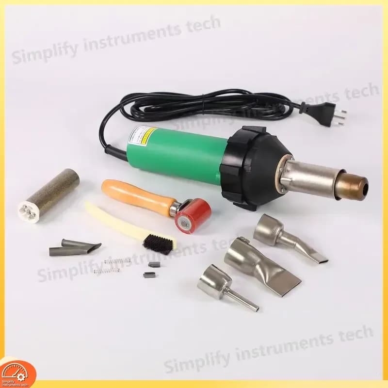1600W Heat Gun PVC Plastic Welding 220V Hot Air Welder for Vinyl Tarpaulin Repair Auto Equipment Tool