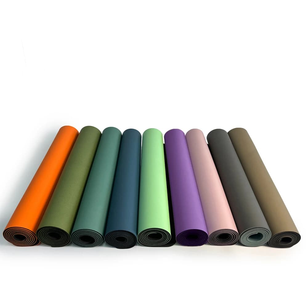 Coconut PU Rubber Yoga Mat Foldable PU Travel Yoga Mat