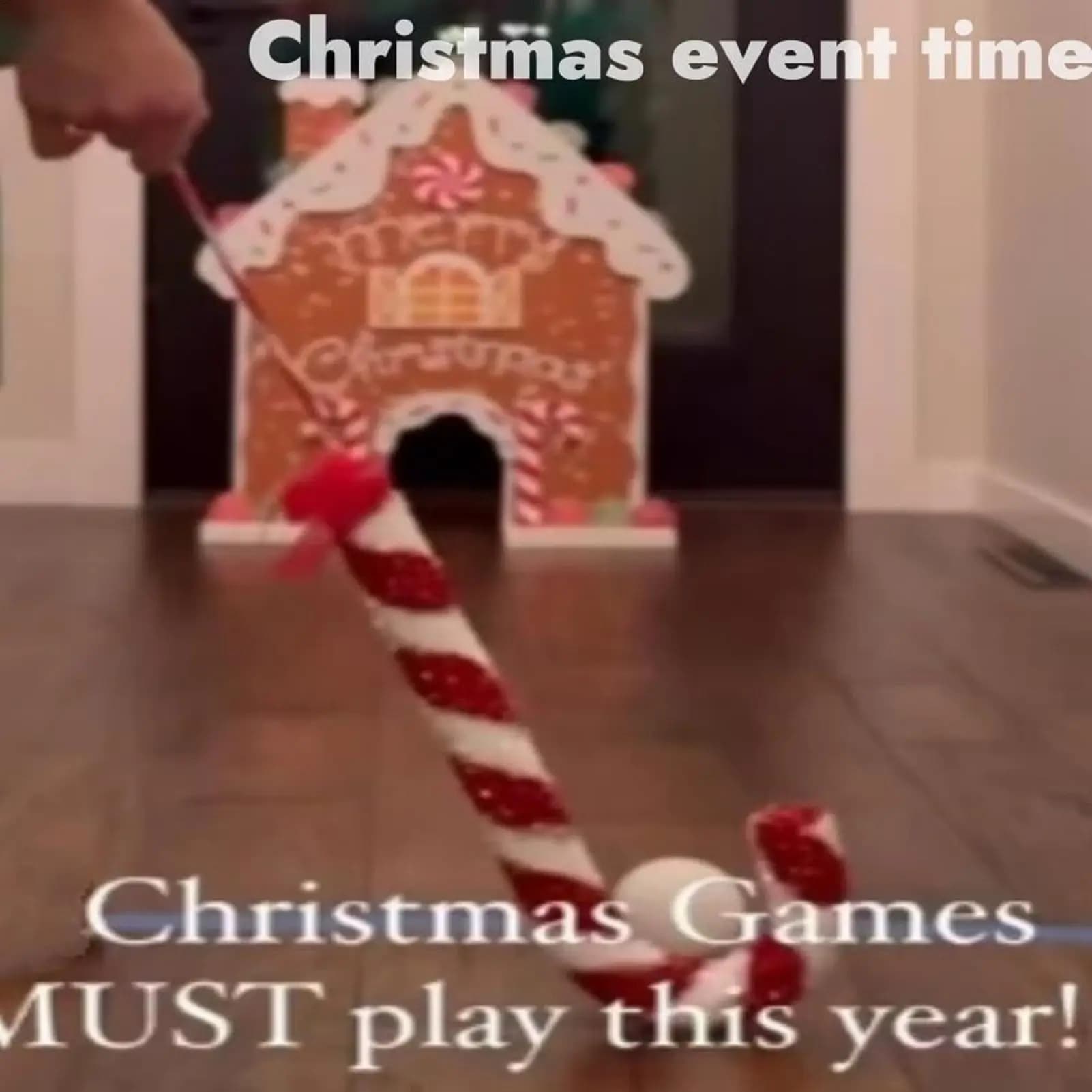 Golf Games For Adults Outdoor Christmas Mini Toy Candy Stick Ball Gingerbread Golf Game Set For Holiday Gatherings Home Room