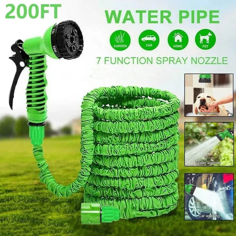 2025 Expandable Magic Pipe, High Pressure Car Wash, 7 Water Spraying Functions, Water Gun, Home Garden Irrigation Pipe