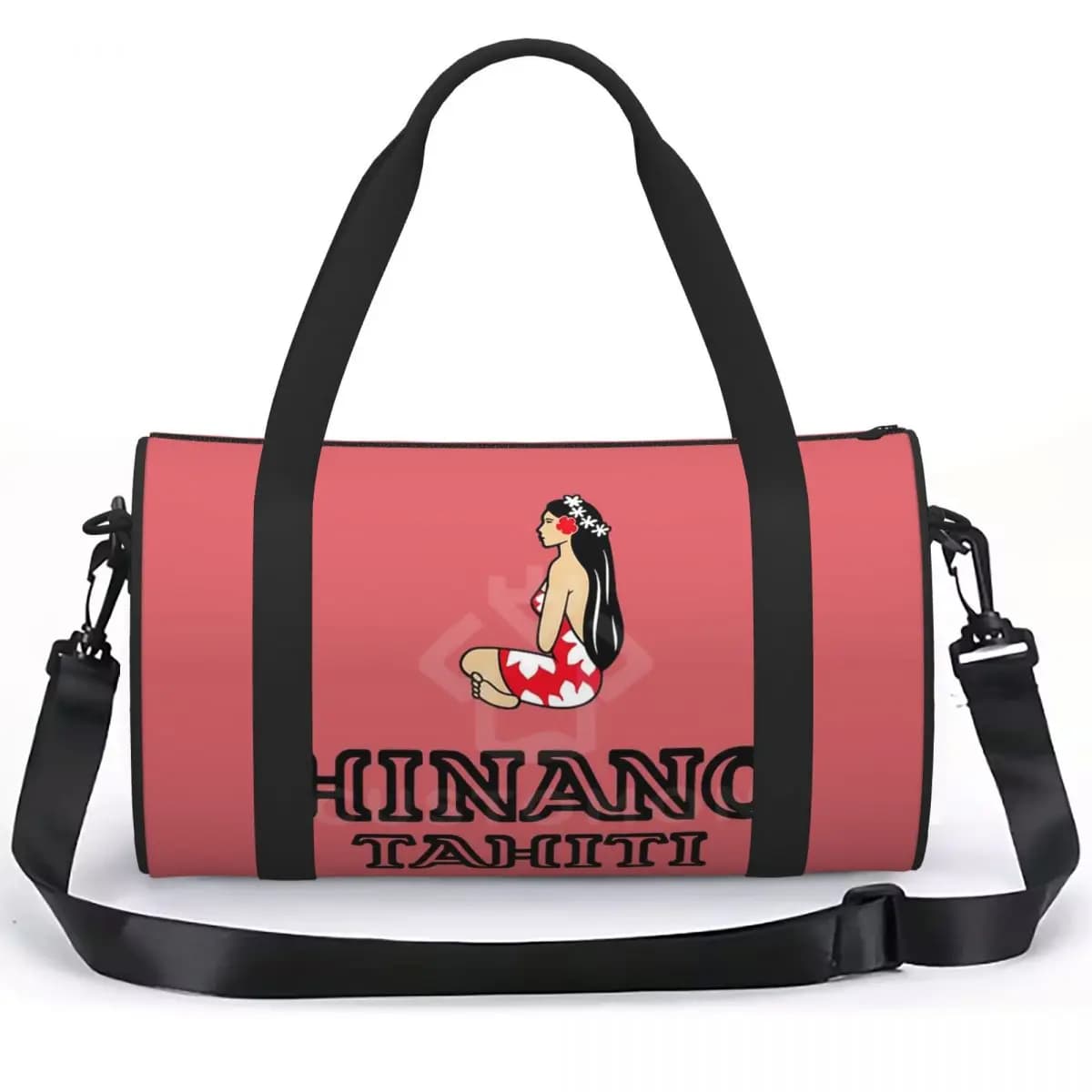 Hinano Tahiti Luggage Bag Multi-Functional Duffle Tote Bag Handbags Gym Bags Fitness Bag for Boys Girls