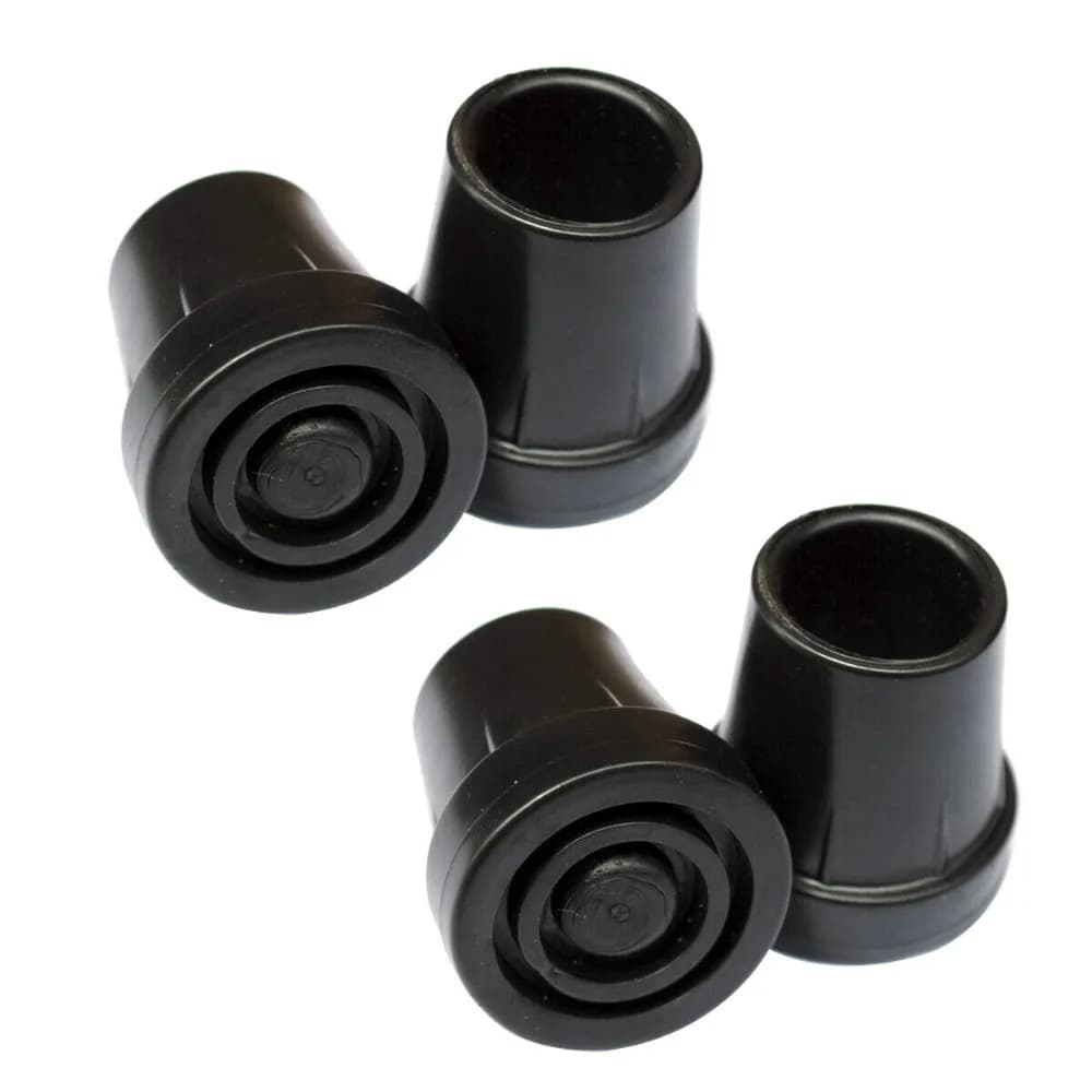 4pcs Noise-reducing Non-Slip Walking Stick Ferrule Rubber 19mm Heavy Duty Walking Stick Pad Durable Trekking Pole Tip Climbing
