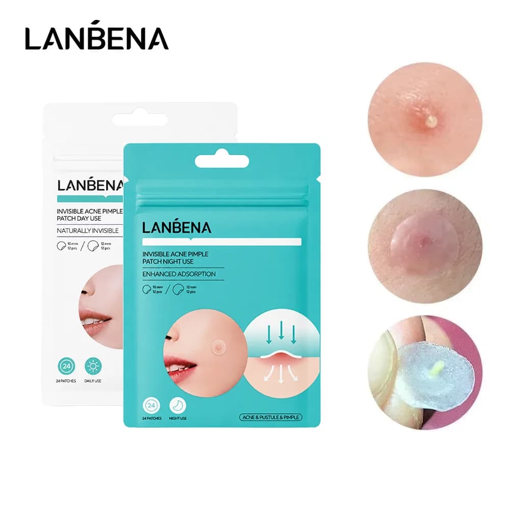 LANBENA Riparazione Patch per l'acne Cura della pelle del viso Dissolvenza delle imperfezioni Segni dei brufoli Chiusi delle imperfezioni dell'acne Copertura Patch per la riparazione dei brufoli dell'acne