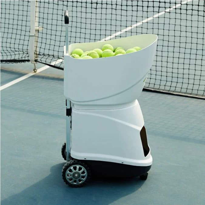 Macchina lanciatore di palline da tennis per allenamento solitario e di gruppo, strumento di pratica automatico