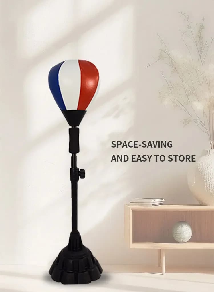 Leather Punching Bag for Boxing Training Speed Ball & Reflex Ball