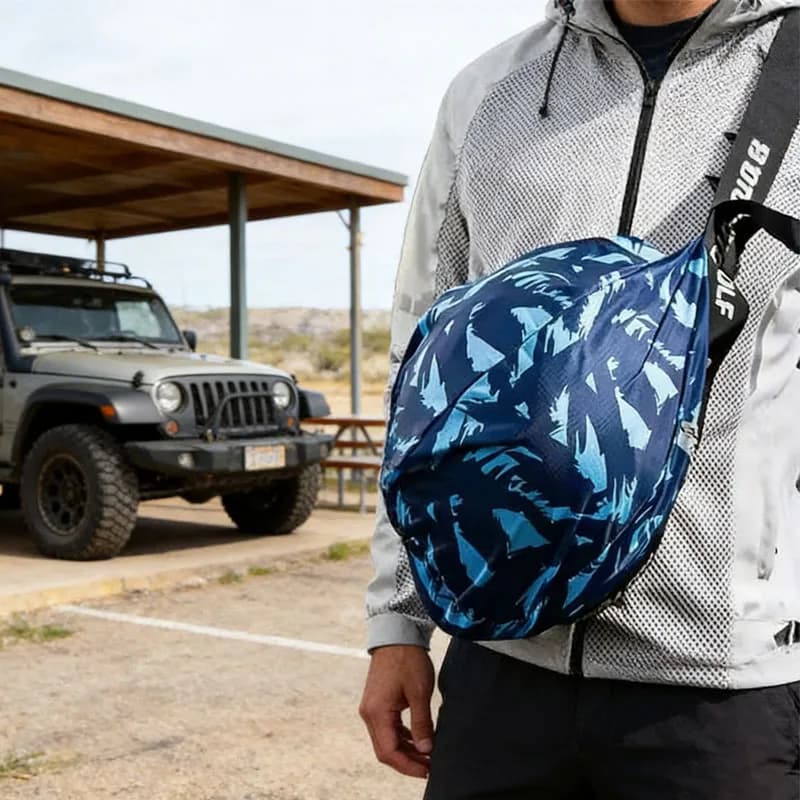 Water-Repellent Motorcycle Helmet Bag Full Face Helmet Backpack Accessories for Men Outdoor Sport Cycling Travel Storage Items