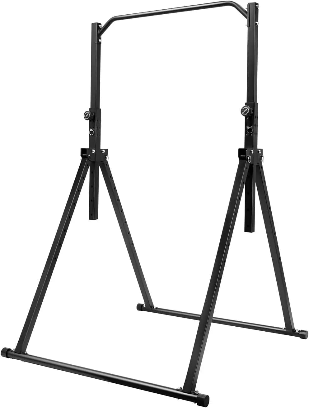 Traction bar, triangular traction station for 440 pounds, multifunctional adjustable support for dip, strength training equipment in the gym with triangle