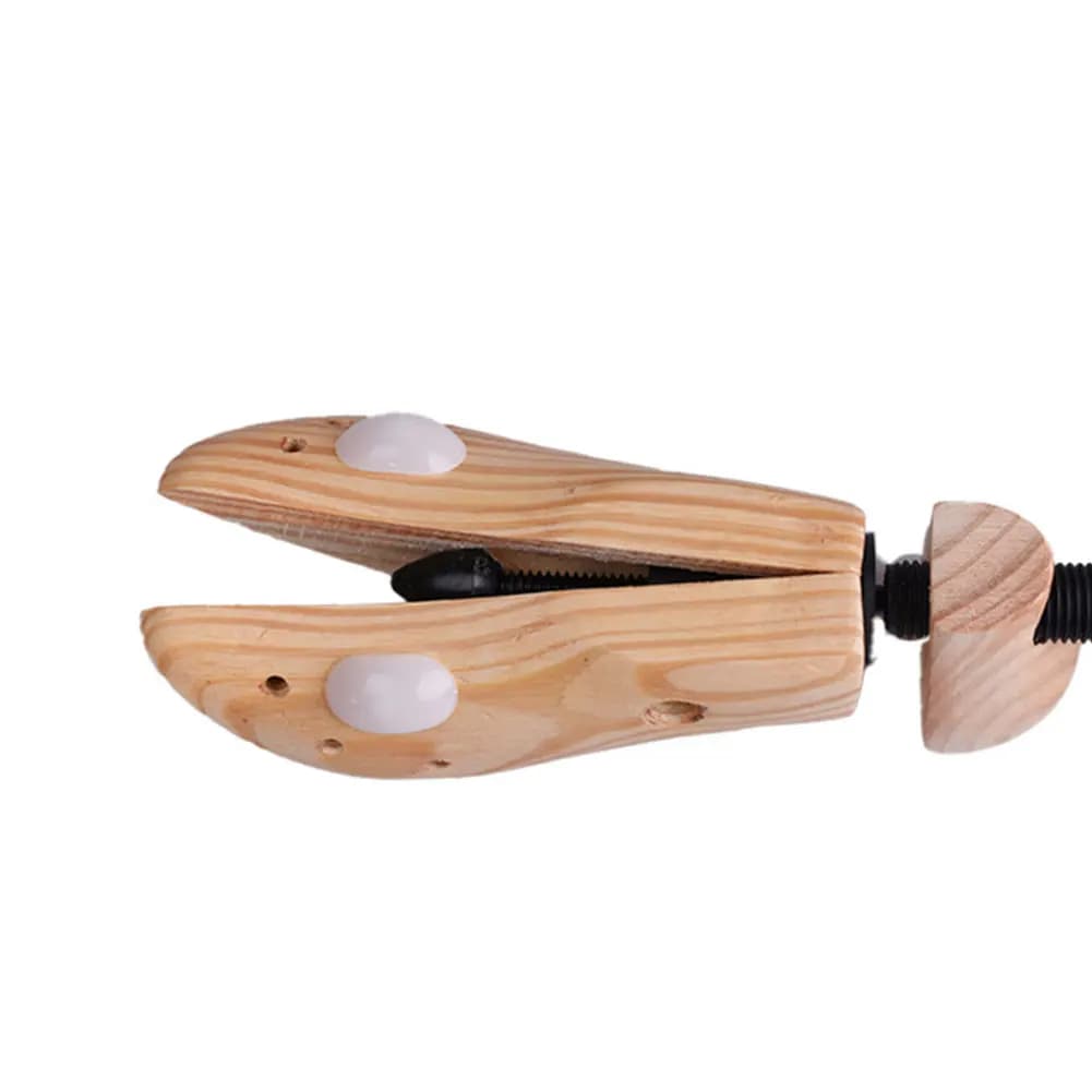 Allargascarpe in Legno Regolabile per Lunghezza e Larghezza, Espansore per Stivali, Allargascarpe Professionale per Uomo e Donna