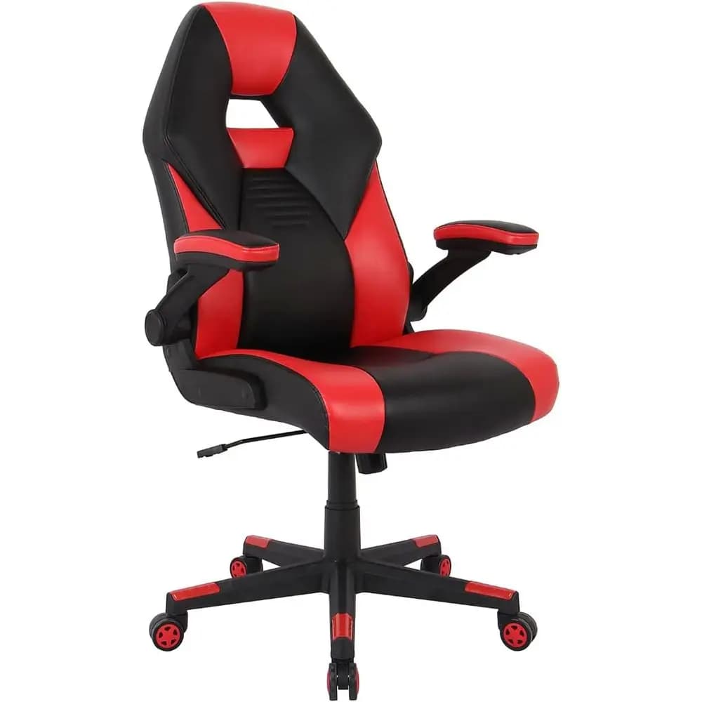Sedia da Gaming con Comfort Superiore in Rosso e Nero