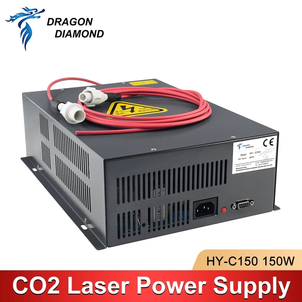 Alimentatore laser CO2 HY-C150 150W per macchina da taglio/incisione laser CO2 YUEMING