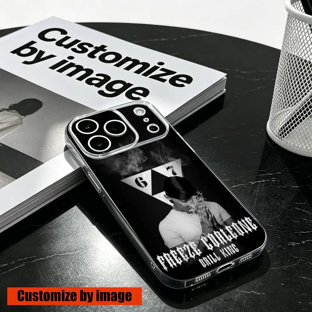 Cover per telefono Rapper Freeze PC-Corleone 667 Singer in silicone trasparente morbido per iPhone 17 16 15 14 13 12 11 Mini Pro Max Plus