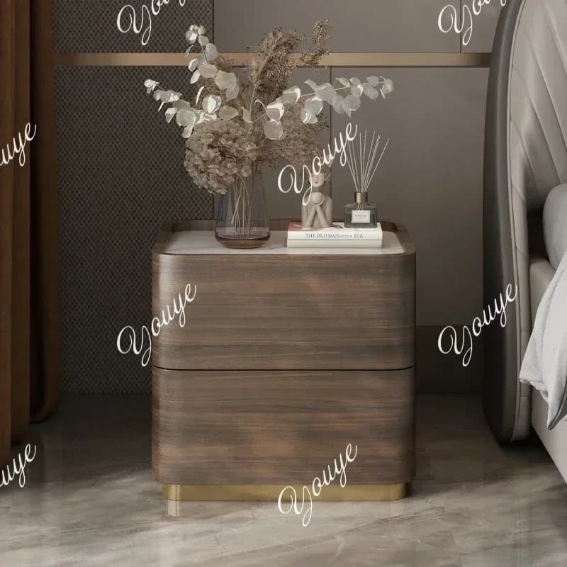 Comodini N63, Tavolino da Notte, Organizzatore Laterale, Scrivania da Letto, Armadietti Contenitori, Comodini Angolari, Cassettiera, Criado Mudo, Mobili per Camera da Letto