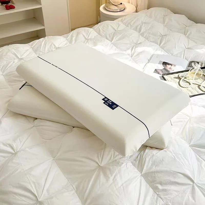 Cuscino Rettangolare in Memory Foam per Hotel, Cuscini Super Morbidi a Rimbalzo per Protezione Cervicale, Confortevole e Delicato sulla Pelle, Decorazione per la Casa