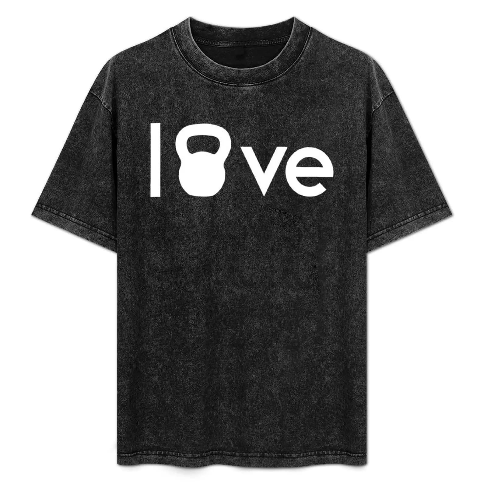 Kettlebell Love T-Shirt Classic Graphic Short Sleeve Top