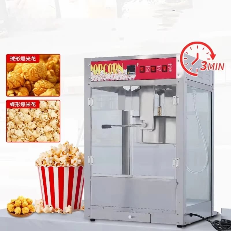 HYR Commercial 8oz Kettle Popcorn Machine Maker Customized Electric Popcorn Maker New Condition