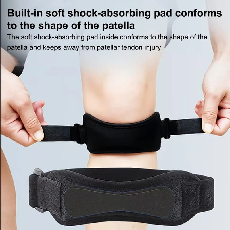New-Knee Pad Patellar Tendon Knee Support Strap Brace Adjustable Shock Absorption Compression Knee Pad Sleeve For Basketball
