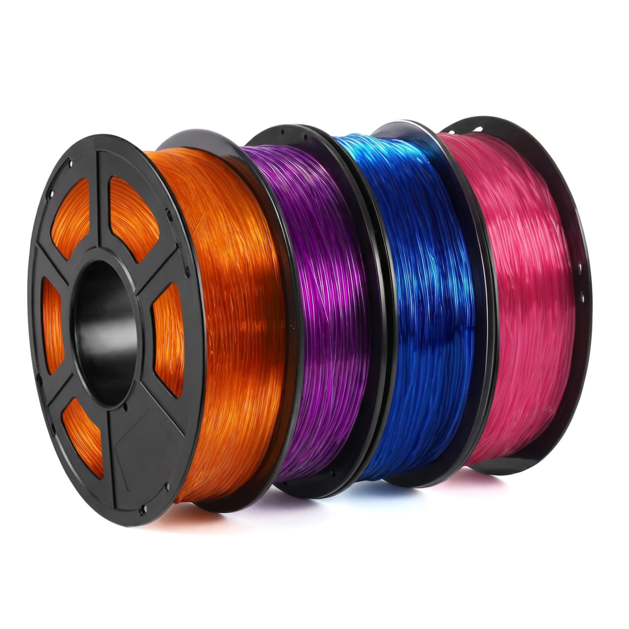 Transparent blue flexible elastic TPU printer 3D filament 1.75mm rubber material roll Flex 500g 250g tpu printing materials