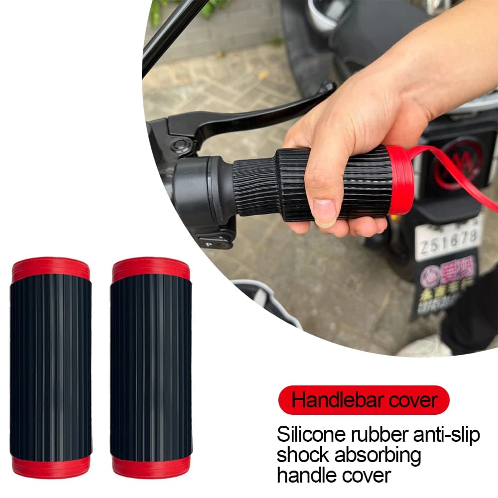 2 pezzi copertura freno manubrio moto universale copertura manubrio protettiva in silicone antiscivolo modifica moto attrezzatura di guida