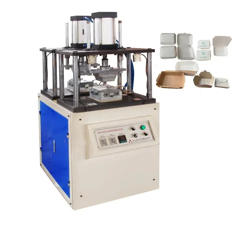 Small Manufacturing Machines Small Business Creative Disposable Food Container Box Making Machine