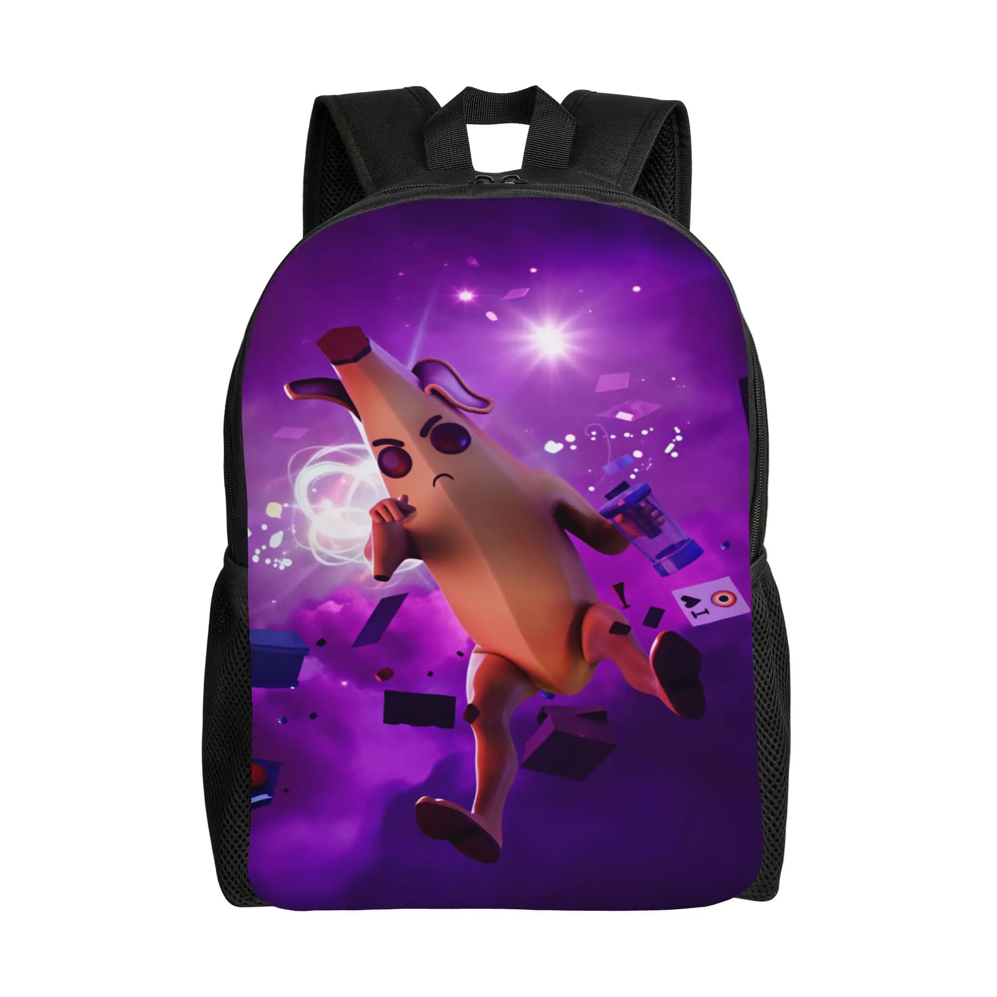 Peely Victory Royale Banana Backpack Outdoor Style Backpacks Women Designer Breathable High School Bags Fun Rucksack