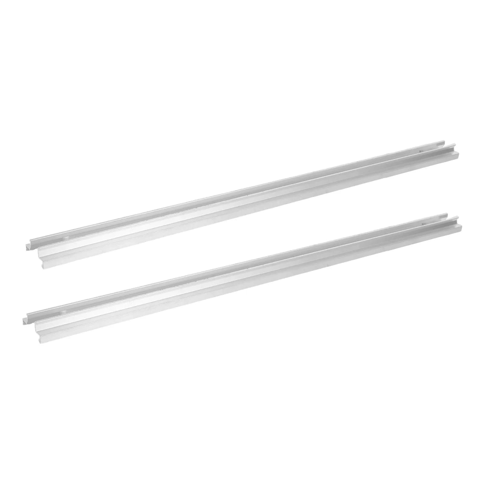 2Pcs Wall Mounted Hook Rail Aluminum Slot Channel Heavy Duty Metal Pegboard Hanging Shelf Bracket Retail Display Organizer