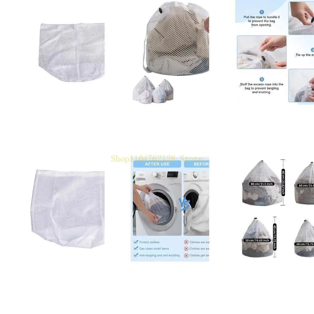 Reinforced laundry organizers Thickened materials Closure with Drawstring Large size best sale